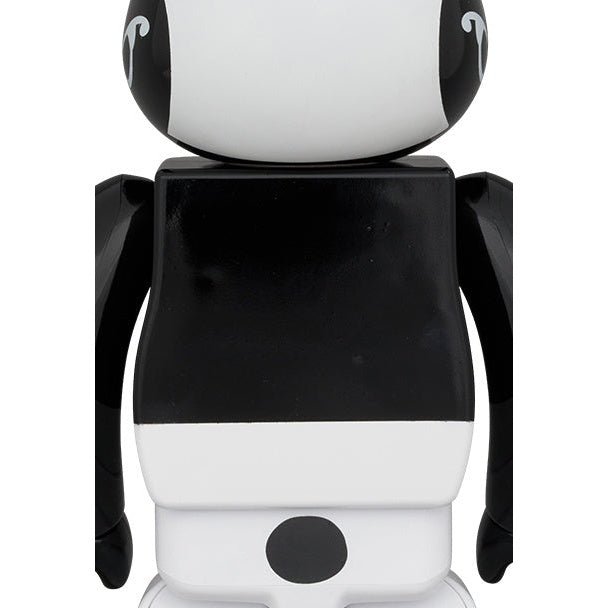 400% Bearbrick - Schtroumpf (Noir)