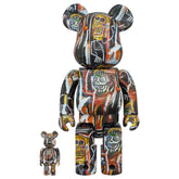 400% & 100% Bearbrick Sæt - Jean-Michel Basquiat v11