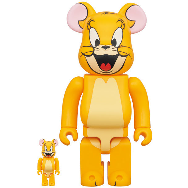 Set Bearbrick 400% & 100% - Amplifier Yellow Heart (Reverse)