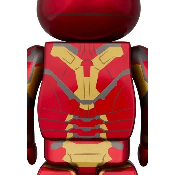 400% & 100% Bearbrick - Iron Man - Mark 43 (Infinity Saga)