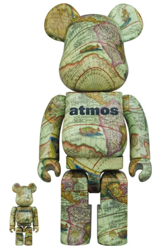 Set Bearbrick 400 % & 100 % – Atmos - Aged Map