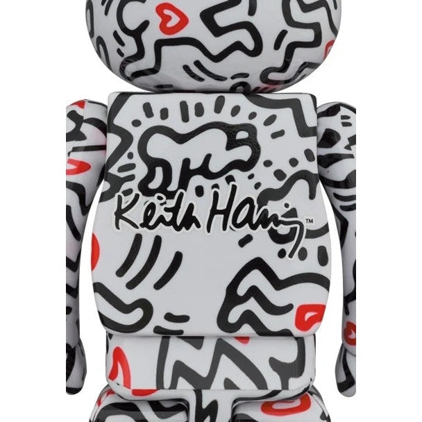 Bearbrick 1000% - Keith Haring v8 (Heart of Men)