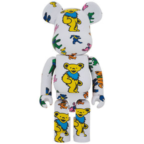 Ensemble Bearbrick 400% & 100% - Grateful Dead (Motif Dancing Bears)