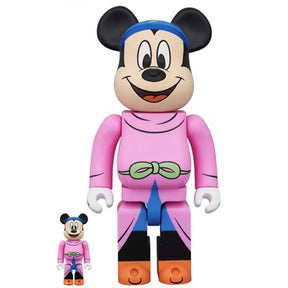 Ensemble Bearbrick 400% et 100% – Mickey Mouse (L'apprenti sorcier)