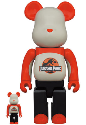 400% & 100% Bearbrick set -Jurassic Park