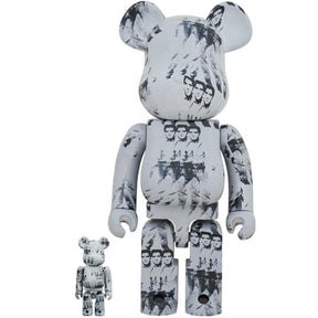 Set Bearbrick 400% & 100% - Andy Warhol (Elvis Presley)