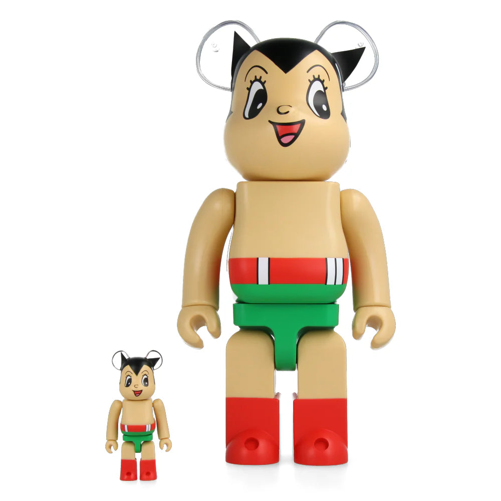 100% & 400% Bearbrick set - Astro Boy (First Color ver.)