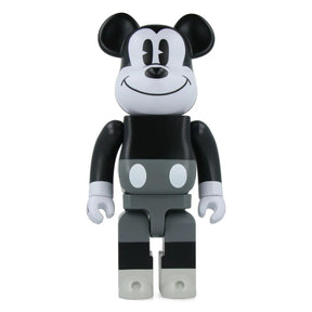 400% Bearbrick -  Mickey Mouse (Noir et Blanc)